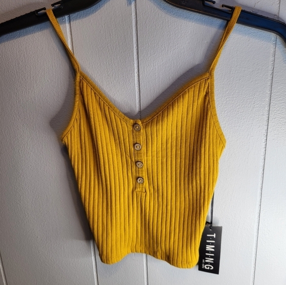 NWT Time Out Ribbed knit Tank Top Med - Picture 1 of 7
